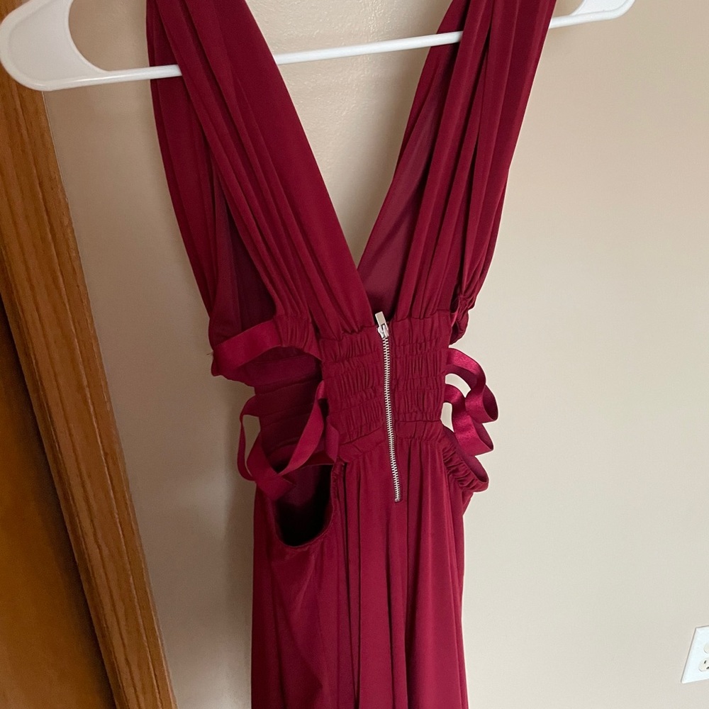 Express red dress xs